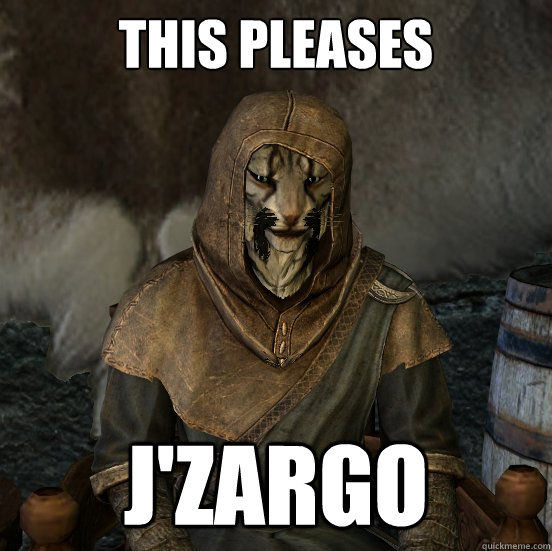 this pleases J'zargo - this pleases J'zargo  Jzargo is pleased