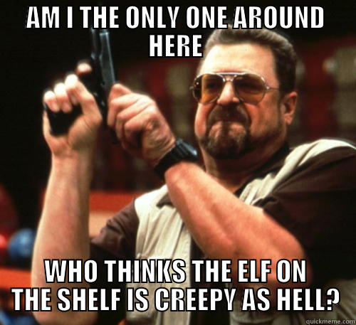 AM I THE ONLY ONE AROUND HERE WHO THINKS THE ELF ON THE SHELF IS CREEPY AS HELL? Am I The Only One Around Here