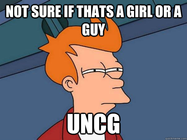 Not sure if thats a girl or a guy uncg  Futurama Fry