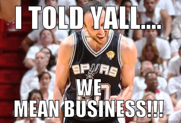 MANU SCREAMING - I TOLD YALL.... WE MEAN BUSINESS!!! Misc