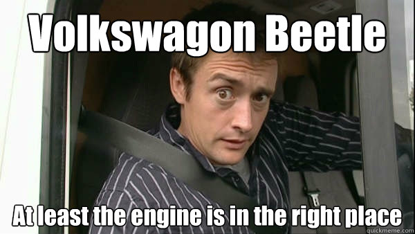Volkswagon Beetle At least the engine is in the right place  Fanboy Richard Hammond
