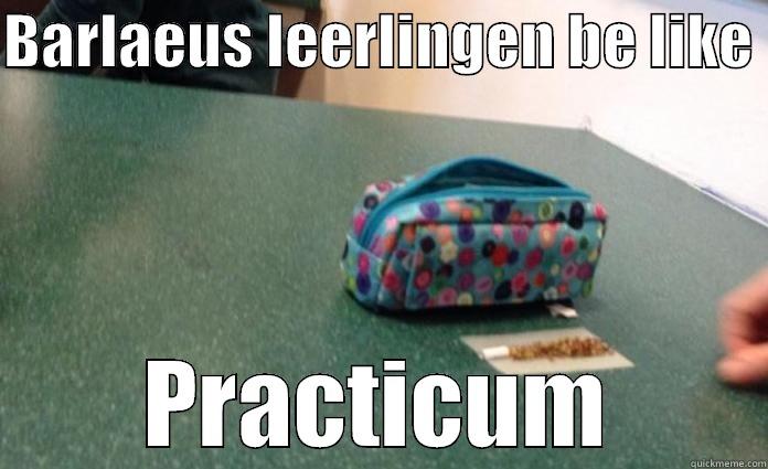 BARLAEUS LEERLINGEN BE LIKE  PRACTICUM Misc