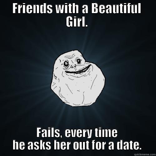 Forever Friendzoned - FRIENDS WITH A BEAUTIFUL GIRL. FAILS, EVERY TIME HE ASKS HER OUT FOR A DATE. Forever Alone