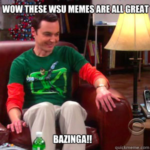 wow these wsu memes are all great Bazinga!!  