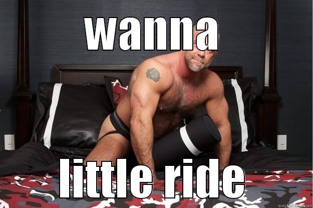 WANNA LITTLE RIDE Gorilla Man