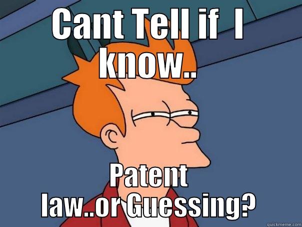 Patent law - CANT TELL IF  I KNOW.. PATENT LAW..OR GUESSING? Futurama Fry