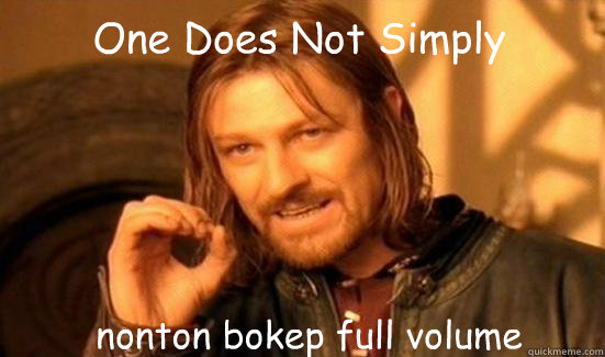 One Does Not Simply nonton bokep full volume  Boromir