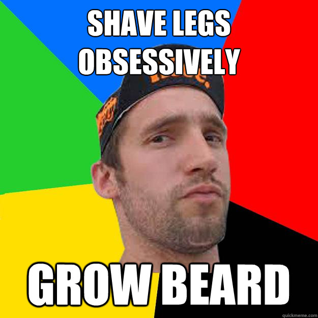 Shave legs obsessively grow beard  Competitive Cyclist