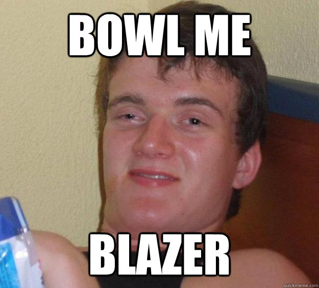 BOWL ME BLAZER  10 Guy