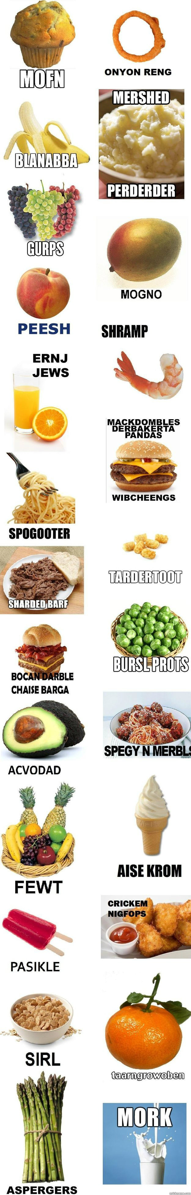   -    Herp Derp food names