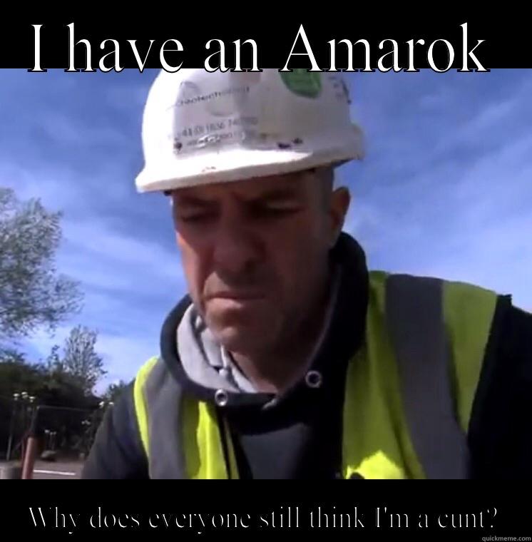 Adamski cry baby.  - I HAVE AN AMAROK WHY DOES EVERYONE STILL THINK I'M A CUNT? Misc