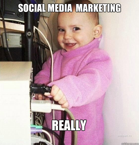 Social Media  Marketing   Really - Social Media  Marketing   Really  Troll Baby