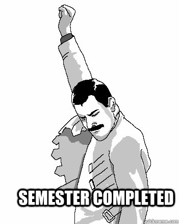   Semester Completed   Freddie Mercury