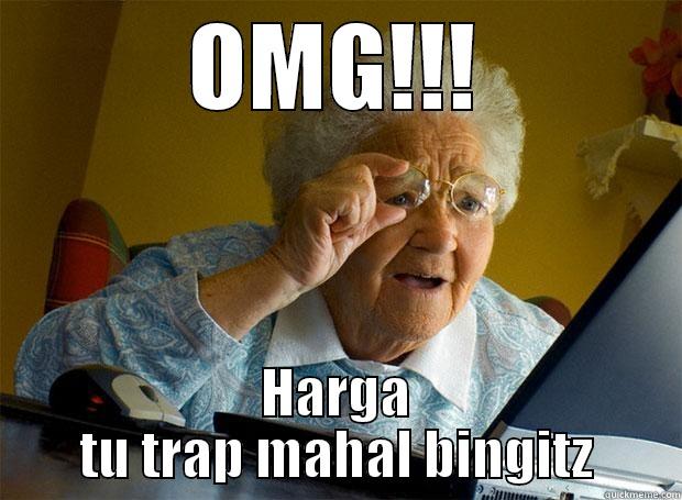 OMG!!! HARGA TU TRAP MAHAL BINGITZ Grandma finds the Internet