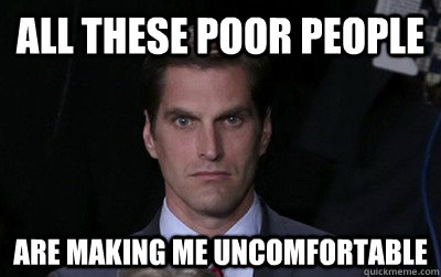 All these poor people are making me uncomfortable  Menacing Josh Romney