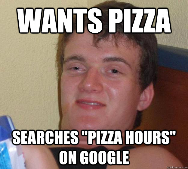 Wants pizza Searches 