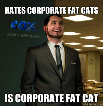 Hates corporate fat cats is corporate fat cat - Hates corporate fat cats is corporate fat cat  Success Chunk