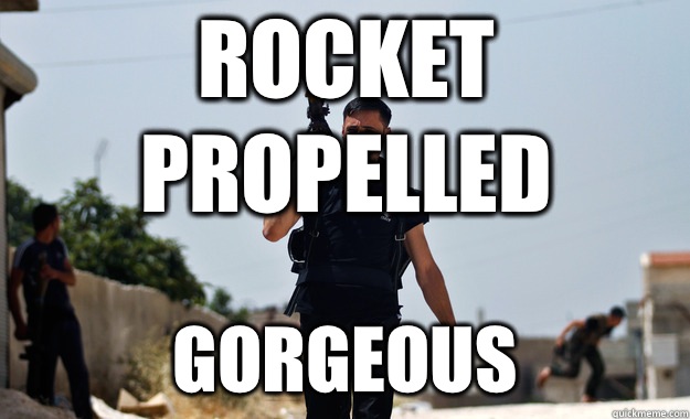 Rocket Propelled Gorgeous - Rocket Propelled Gorgeous  Ridiculously Photogenic Syrian Soldier