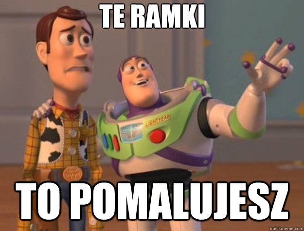 Te Ramki  To Pomalujesz  Toy Story