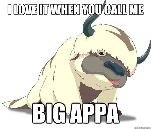 i love it when you call me big appa - i love it when you call me big appa  Misc