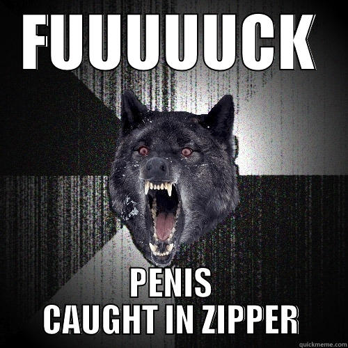 FUUUUUCK PENIS CAUGHT IN ZIPPER Insanity Wolf