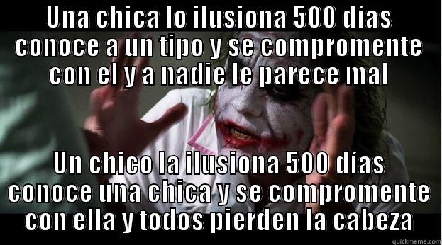 500, days, with, summer - UNA CHICA LO ILUSIONA 500 DÍAS CONOCE A UN TIPO Y SE COMPROMENTE CON EL Y A NADIE LE PARECE MAL UN CHICO LA ILUSIONA 500 DÍAS CONOCE UNA CHICA Y SE COMPROMENTE CON ELLA Y TODOS PIERDEN LA CABEZA Joker Mind Loss