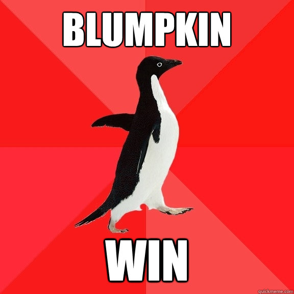 BLUMPKIN WIN  Socially Awesome Penguin