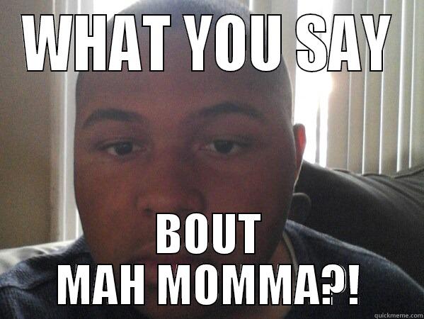 WHAT YOU SAY BOUT MAH MOMMA?! Misc