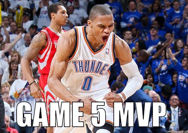  GAME 5 MVP Misc