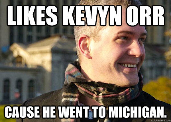 Likes Kevyn Orr Cause he went to Michigan.  White Entrepreneurial Guy