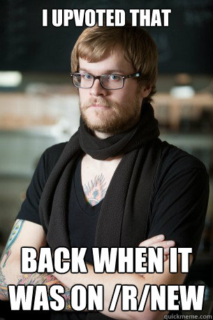 I upvoted that back when it was on /r/new  Hipster Barista