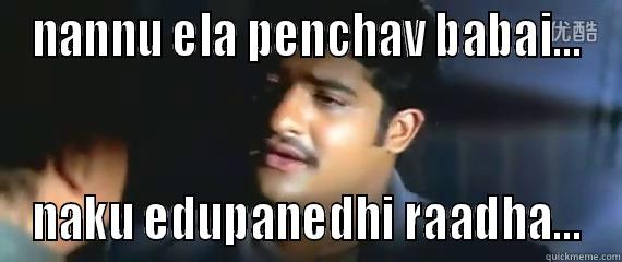 NANNU ELA PENCHAV BABAI... NAKU EDUPANEDHI RAADHA... Misc