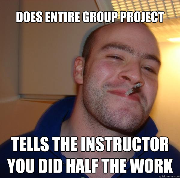 does entire group project tells the instructor you did half the work - does entire group project tells the instructor you did half the work  Misc