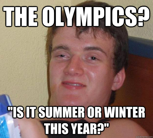 the olympics? 