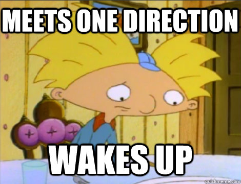 Meets One Direction Wakes Up  Hey Arnold Problems