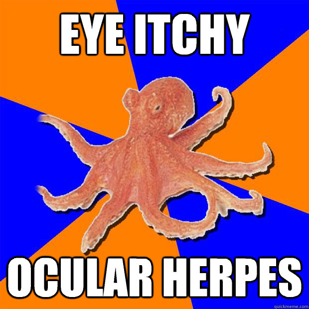 Eye itchy Ocular herpes  Online Diagnosis Octopus