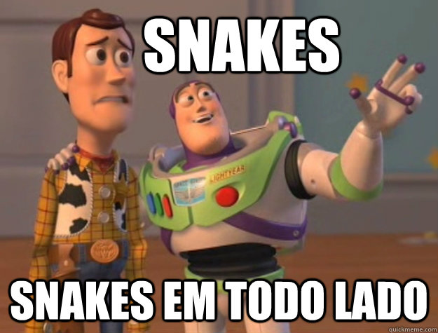     Snakes Snakes em todo lado  Buzz Lightyear