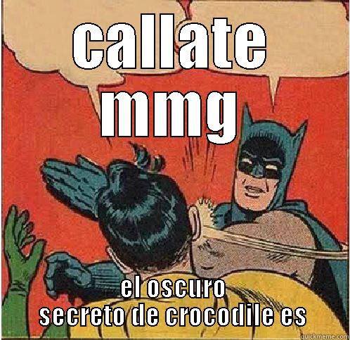 CALLATE MMG EL OSCURO SECRETO DE CROCODILE ES Batman Slapping Robin