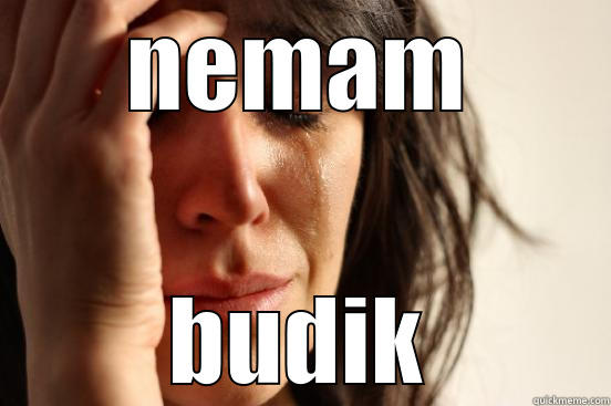 NEMAM BUDIK First World Problems