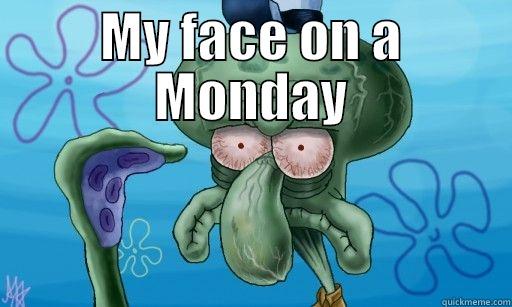 very true - MY FACE ON A MONDAY  Misc