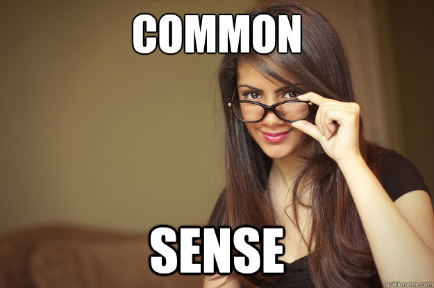 common sense - common sense  Actual Sexual Advice Girl