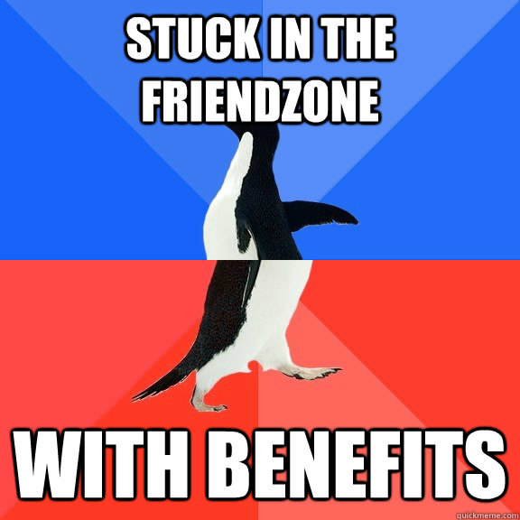 Stuck in the friendzone With benefits  Socially Awkward Awesome Penguin