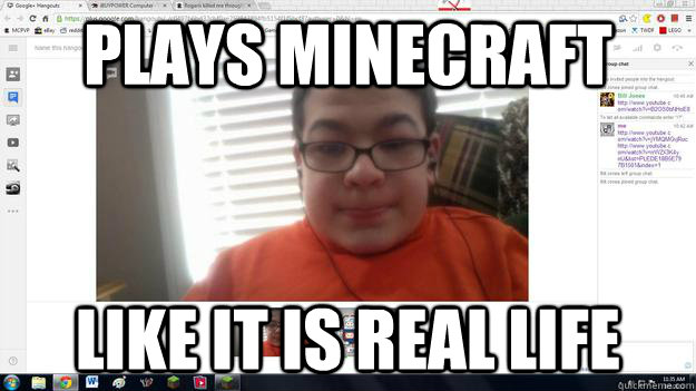 Plays minecraft like it is real life  Minecraft Mike