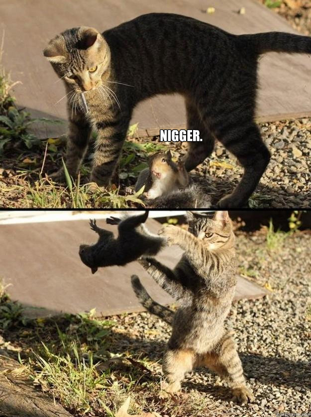 Nigger.  Annoying Squirrel