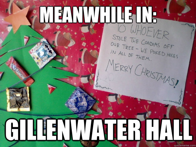 Meanwhile in: Gillenwater Hall  The giving Tree