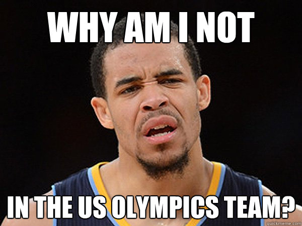 Why am i not in the us olympics team?  JaVale McGee