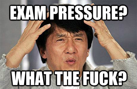 Exam Pressure? What the fuck?  EPIC JACKIE CHAN