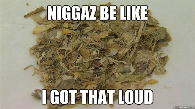 niggaz be like i got that loud - niggaz be like i got that loud  Misc