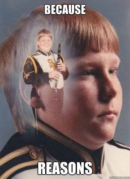 BECAUSE REASONS  PTSD Clarinet Boy