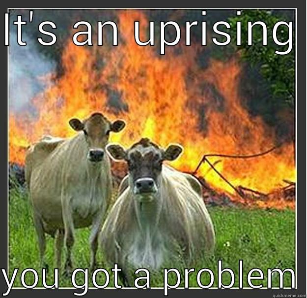 When the Cows Come Home - IT'S AN UPRISING   YOU GOT A PROBLEM Evil cows